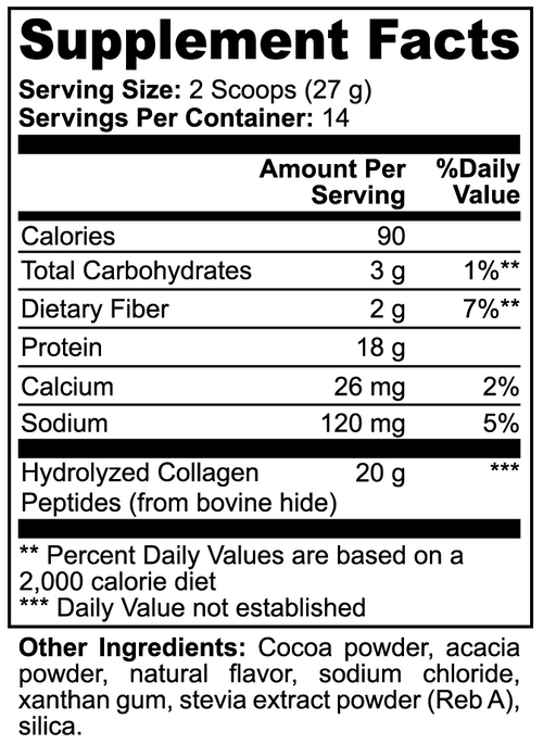 Ariyen Grass-Fed Collagen Peptides Powder - Chocolate