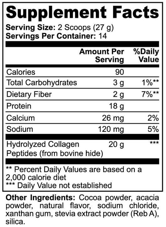 Ariyen Grass-Fed Collagen Peptides Powder - Chocolate