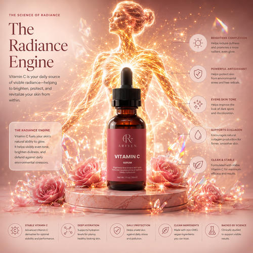 Ariyen Brightening Vitamin C Face Serum
